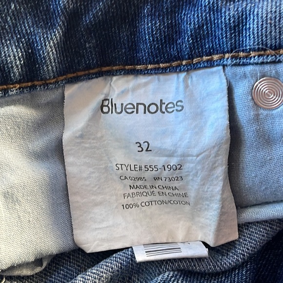 🦋3/40 BLUENOTES Cropped Jeans (32) - Picture 7 of 13